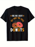Abs Nice But Tasted Donuts Funny Gym Foodie Humor Casual Workout Gift Unisex Tee