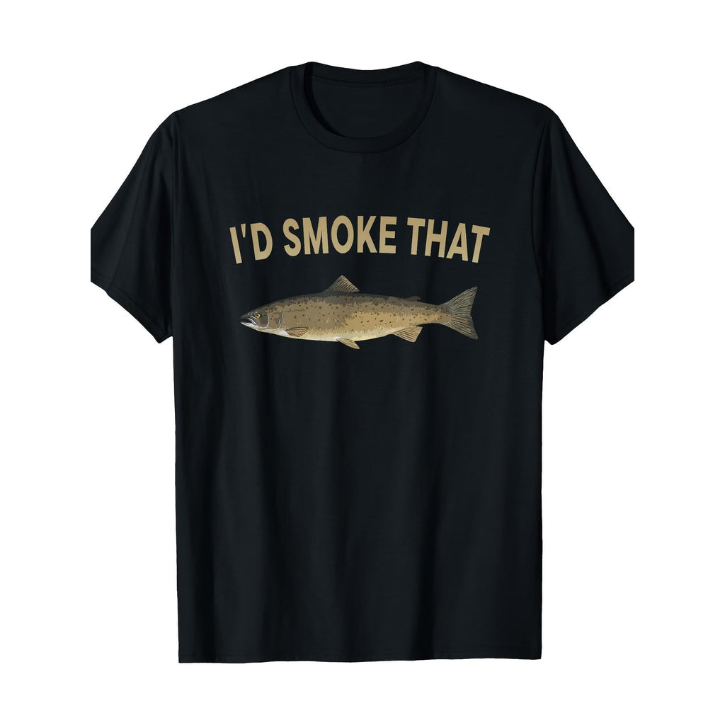 I'm Willing to Pull That Salmon Fishing Funny BBQ Shirt TShirt, Humorous Tee, Casual Wear, Statement Shirt, Short Sleeve Top, Fishing Humor Tee, Funny Gift Idea