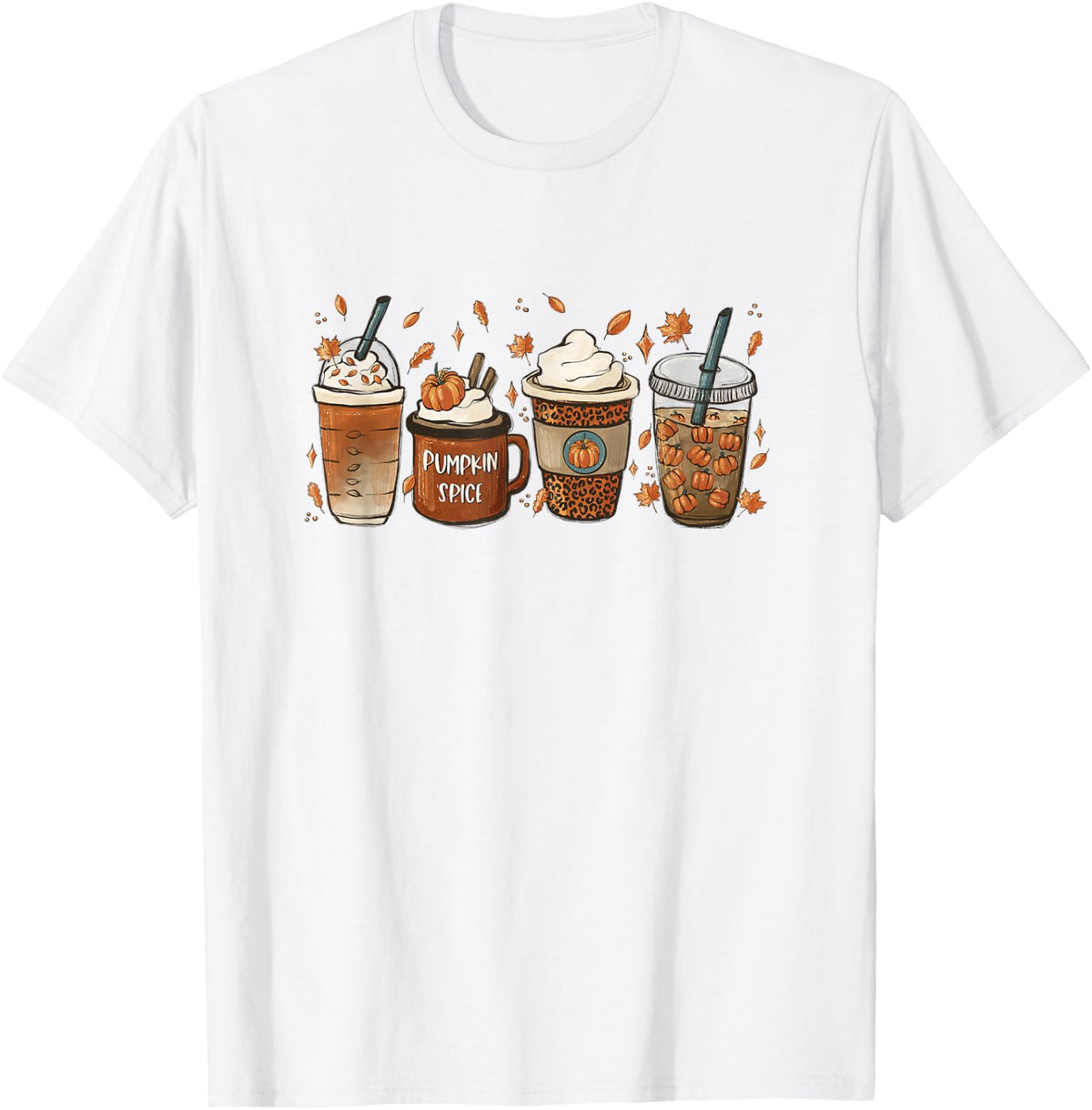 Halloween Coffee Pumpkin Latte Spice Coffee Love Unisex T-Shirt